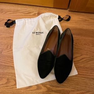 Le Monde Béryl Forest Green Venetian Slipper